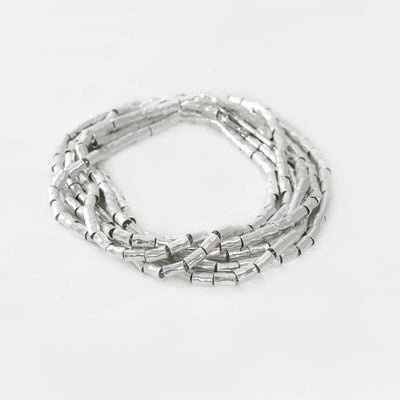 Silver Bead Wrap Bracelet