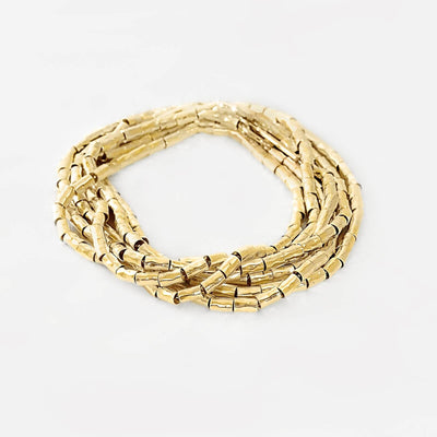 Gold Bead Wrap Bracelet