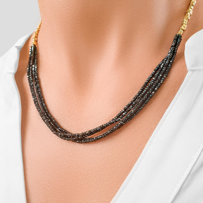 Black Spinel Necklace