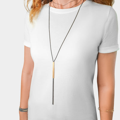 Tie Silver and Gold-Filled Necklace | Ilana Magen