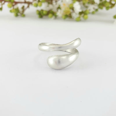 Silver Open Spiral Wrap Ring